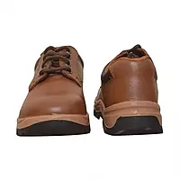 Allen Cooper 11102 | Upper Brown Barton Leather Double Density DIP-PU Sole Safety Shoe | Steel Toe