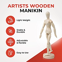 5.5"" Wooden Manikin