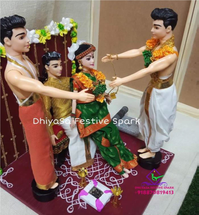 Muhurtham Doll Set (Barbie) - DWD36 Muhurtham Doll Set (Barbie) - DWD36