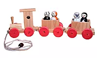 Wooden Train Pull Along Toy