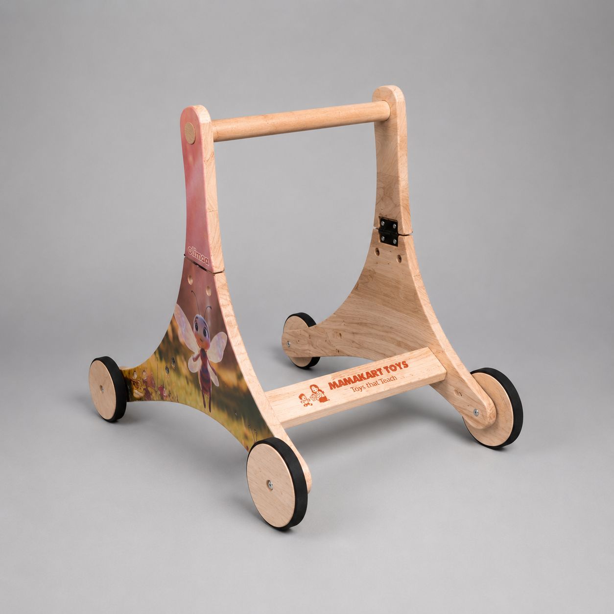 3-in-1 Wooden Baby Push Walker/ Balance Cycle / Push Scooter - Olima