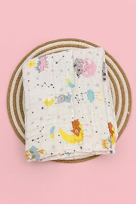 6-Layer Muslin Cotton Bath Towel – Soft & Absorbent – 100x 50cm – Assorted Designs 6-Layer Muslin Cotton Bath Towel – Soft & Absorbent – 100x 50cm – Assorted Designs