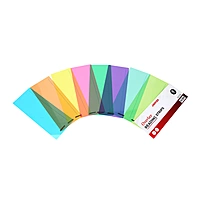 Pack of 8 Assorted Coloured 210x80mm Dyslexia Overlay Reading Strips â€“ PET Material, Rounded Corners