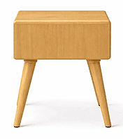 Cliffside Natural Cane Bedside Table