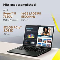 ASUS Vivobook Go 15 E1504FA Laptop – Ryzen 5 7520U | 16GB RAM | 512GB SSD | FHD