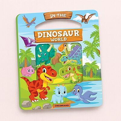 In the Dinosaur World - Window Cut Board Book