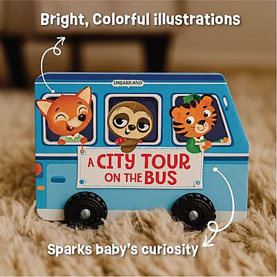 City Tour on the Bus – Fun Wheel Board Book City Tour on the Bus – Fun Wheel Board Book