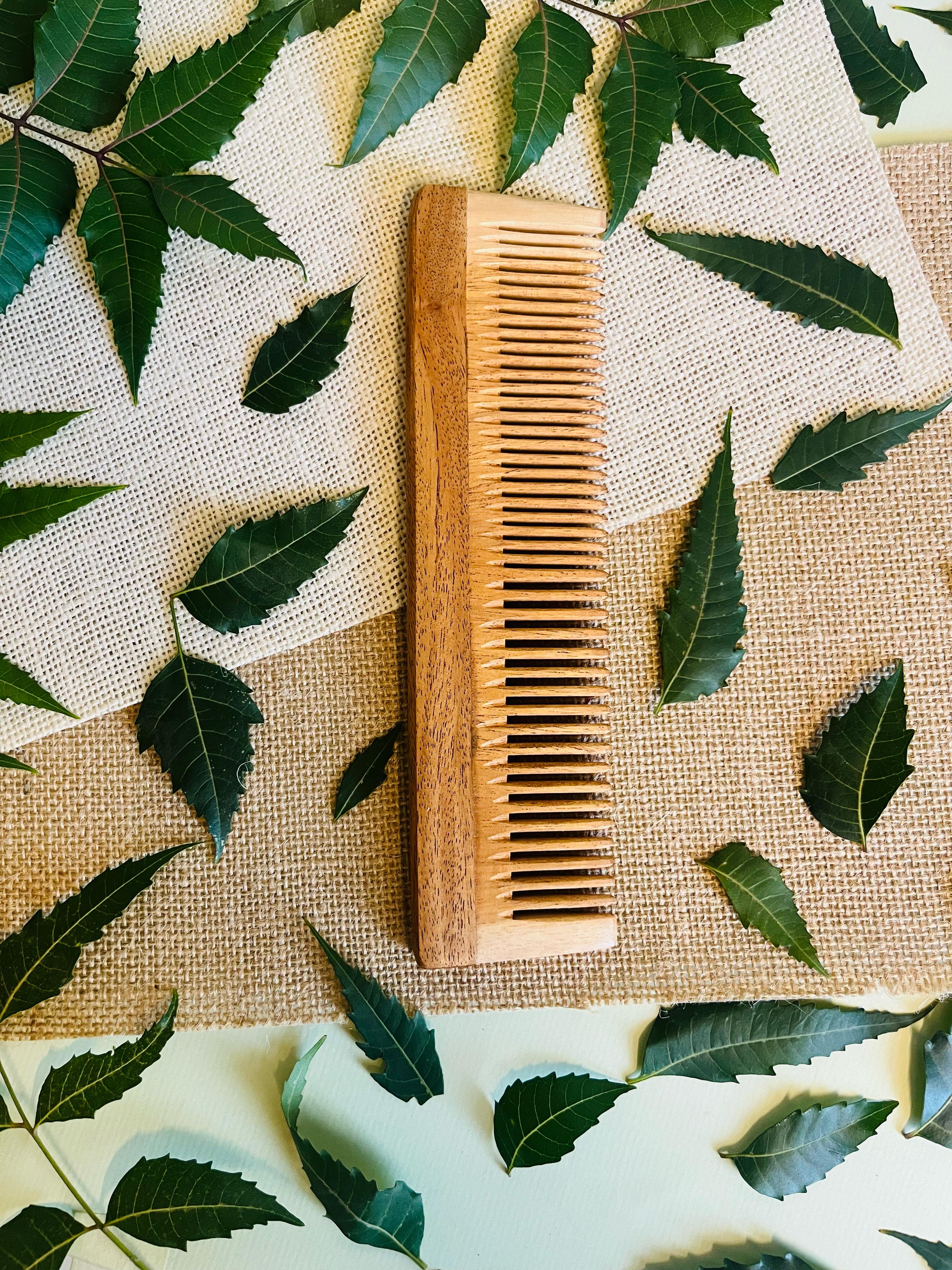 Neem - Dual Teeth Comb - Pack of 1