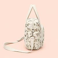 Mini Diaper and Travel Bag - Cream Blossom Mini Diaper and Travel Bag - Cream Blossom