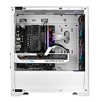 Cooler Master Elite 301 ARGB White M-ATX Mini Tower Case – Tempered Glass
