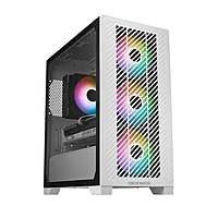 Cooler Master Elite 301 ARGB White M-ATX Mini Tower Case – Tempered Glass