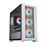 Cooler Master Elite 301 ARGB White M-ATX Mini Tower Case – Tempered Glass