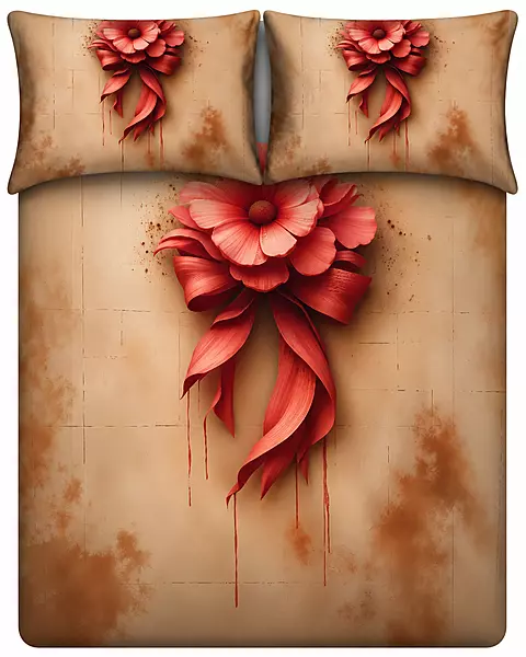 Brose 7D Digital Print Bedsheet Soft, Stylish & Premium Quality Bed Sheet King-225 x 250 CM)
