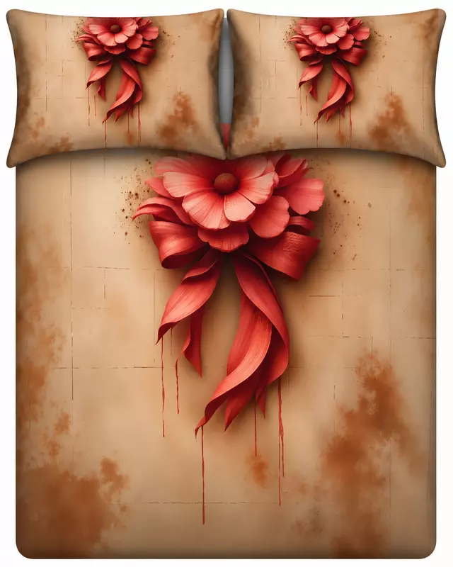 Brose 7D Digital Print Bedsheet Soft, Stylish & Premium Quality Bed Sheet King-225 x 250 CM)