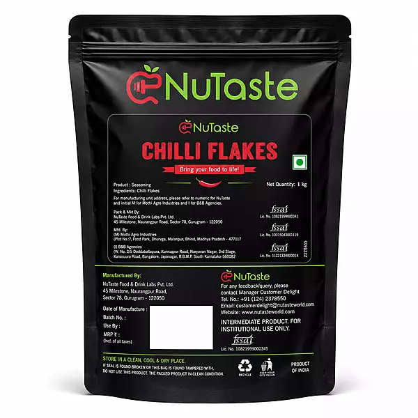 Nutaste - Chilli Flakes 1 Kg