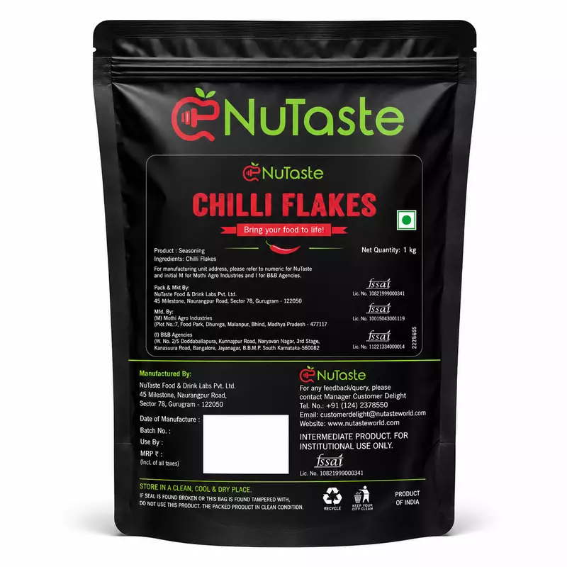 Nutaste - Chilli Flakes 1 Kg