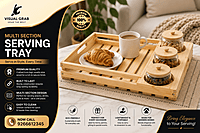 Multi Section Serving Tray