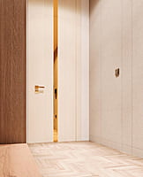 Sleek Minimalist: 2.5D HDHMR Door with Elegant Deco Paint Finish