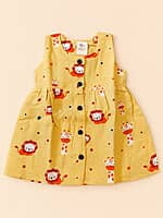 Vizhi - Muslin Front Open Frock - Assorted Prints Vizhi - Muslin Front Open Frock - Assorted Prints