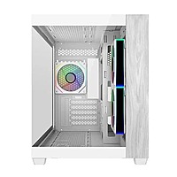 Cooler Master Elite 481 Wood White ARGB Mini Tower Case – Tempered Glass | USB-C