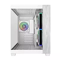 Cooler Master Elite 481 Wood White ARGB Mini Tower Case – Tempered Glass | USB-C