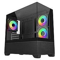 Cooler Master Elite 490 ARGB M-ATX Mini Tower Case – Tempered Glass | Black
