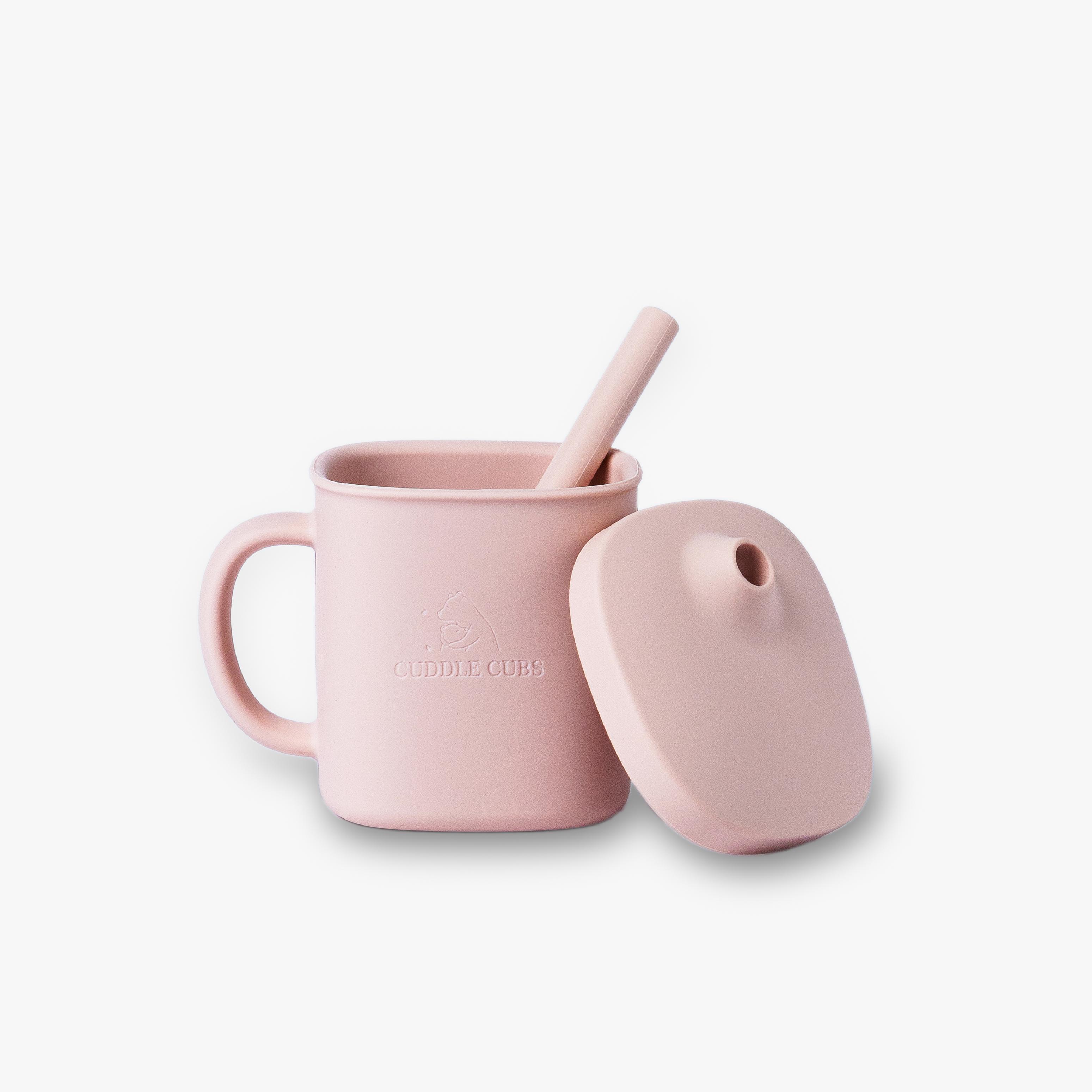 Cuddle Cubs BPA Free Baby Feeding Set - 7pc Silicone Meal kit - Pink Cuddle Cubs BPA Free Baby Feeding Set - 7pc Silicone Meal kit - Pink