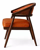 Jodhpur Fine Dining Restaurant Cane Dining Chair