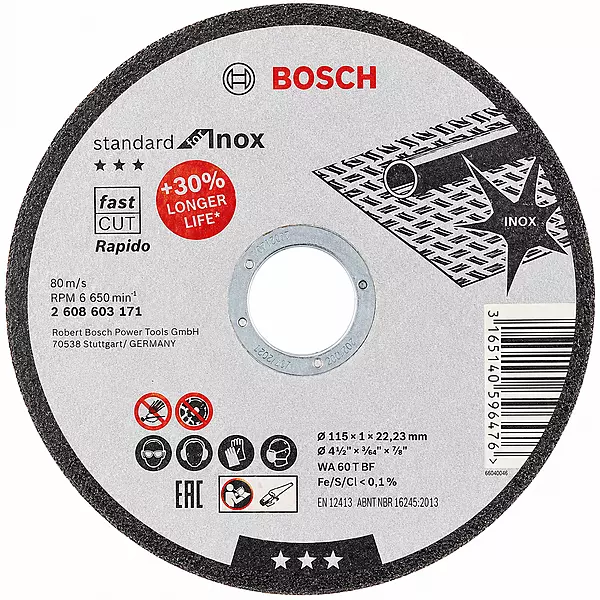BOSCH SS Cutting Disc.125x1mm(2608603171)