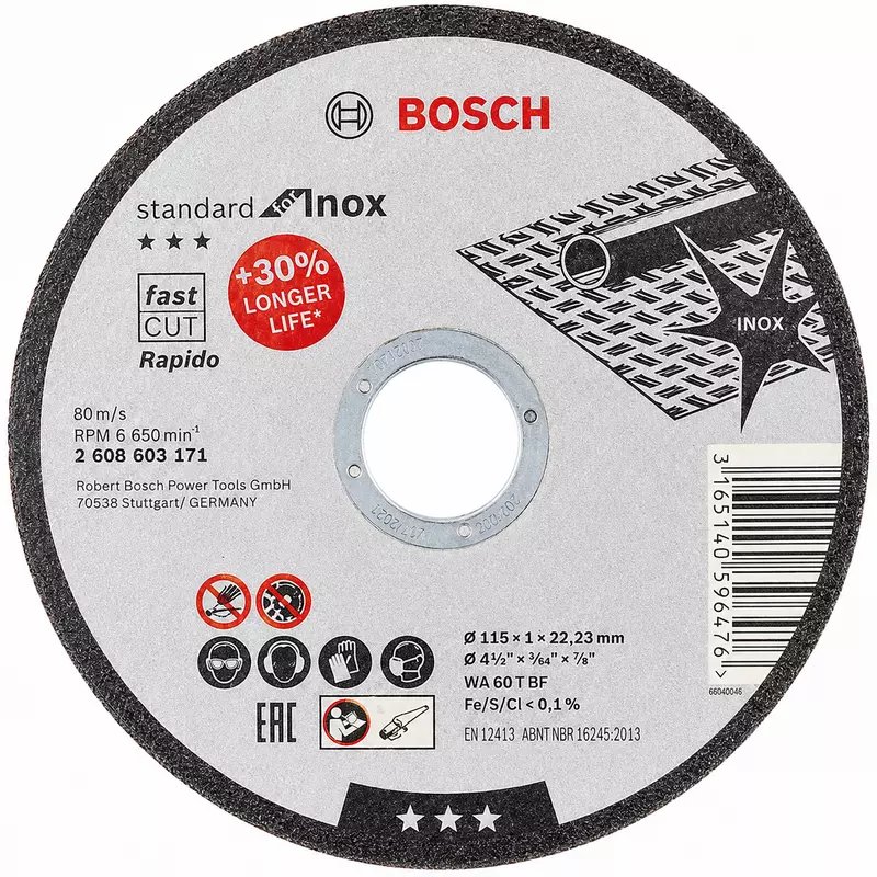 BOSCH SS Cutting Disc.125x1mm(2608603171)