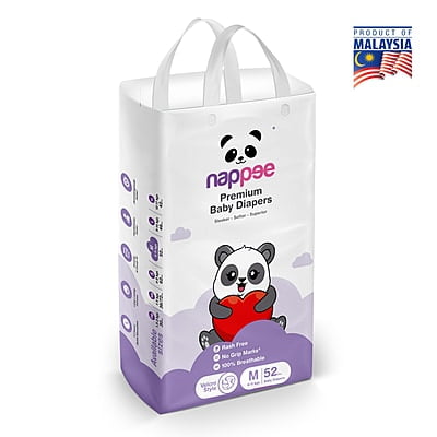 Nappee Premium - Medium (Tape/ Velcro) 6to 11kg