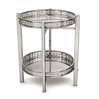 JACK TRAY DOUBLE ROUND SS