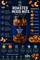 Roasted Mixed Nuts | Healthyx Zone