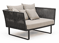 Delta Two Seater Outdoor Bench