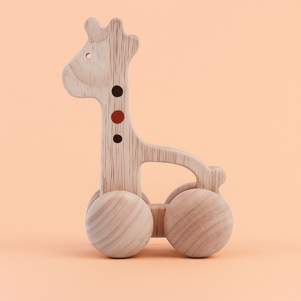 Lulu the Giraffe - Wheel toy