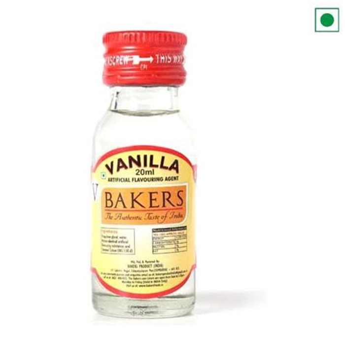 Bakers Vanilla white essence 20ml