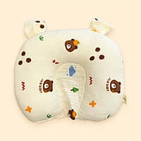 Muslin Bear Baby Pillow - Assorted Designs