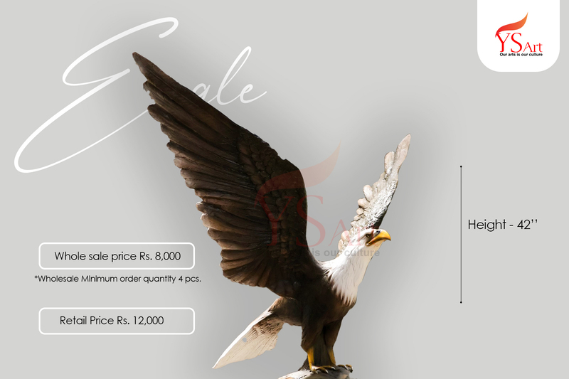 FRP Eagle Statue – YS Art Kolkata