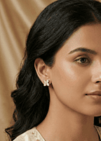 925 Silver Blush Blossom Stud Earrings