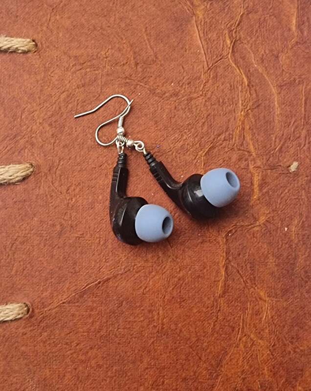 Earphone Earrings | Upcycled from Original Earphones