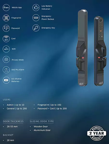 Ebco SYNC PRO I SP01 Digital Door Lock