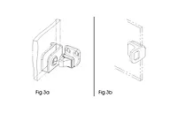 Ebco Glass Hinge - Inset