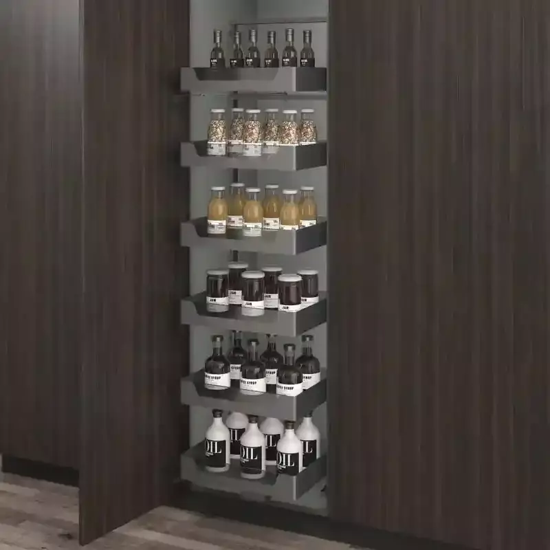 Ebco Kitchen Pantry Unit Max Glass