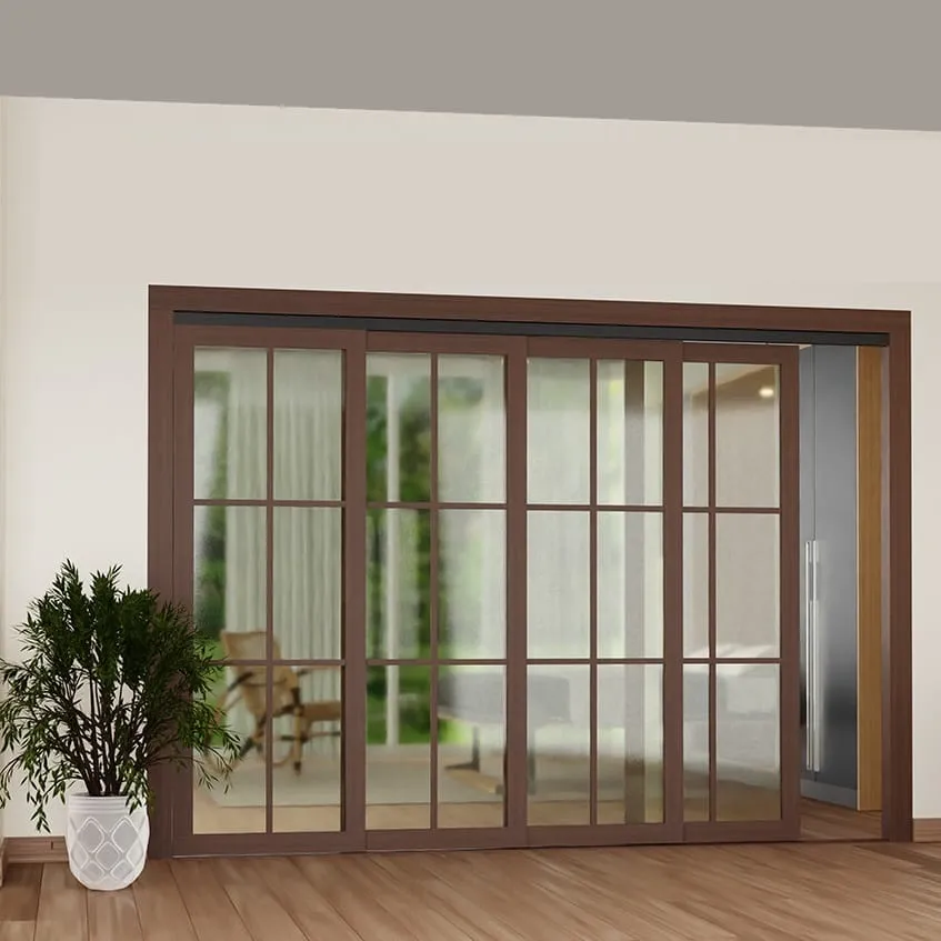 Ebco Linked Sliding Partition System- Wooden Door