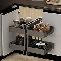 Ebco Magic Corner Double Pullout
