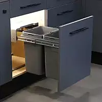 Ebco Pull Out Waste Bin-Double