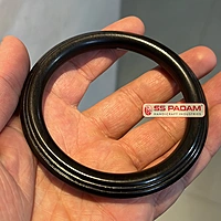 Black Ebony Wood Karungali Kada/Bangle – Sharp Shape (Unisex)