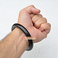 Black Ebony Wood Karungali Kada/Bangle – Round Shape (Unisex)