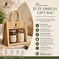 Jute Display Gift Bag
