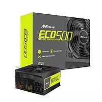 Ant Value ECO500 SMPS – 500W Power Supply Unit | ATX PSU | 1 Year Warranty